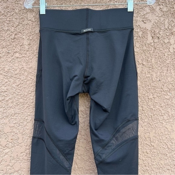 MICHI Psyche Mesh Leggings Size S/P Romantic Goth Athleisure - Picture 7 of 17
